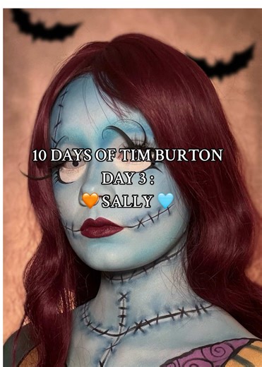 Sally Makeup Tutorial Inspired by Tim Burton