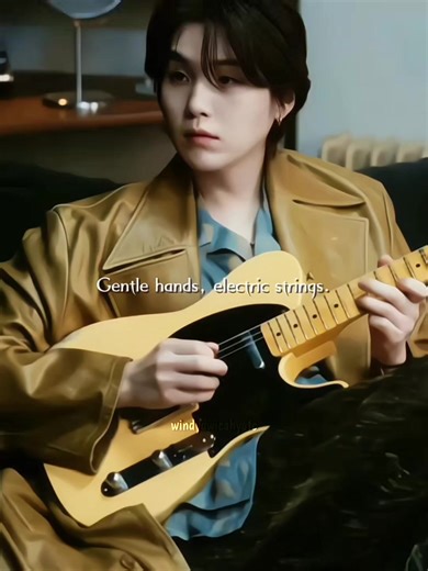 SUGA's Guitar Strumming Mastery: A Free Spirit on Stage