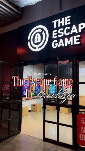 @The Escape Game 📍Brooklyn, NY 10/10 Experience - immersive escape room, so much fun! #thingstodonyc #brooklyn #escaperoom #immersiveexperience #timeliner #trainride #fun #datenightidea #drinksandlinksnyc #viral #blackgirltiktok #nyc #latenightvibes #latenightdatenight #couples #blacklove