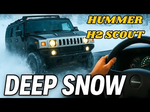 “Epic night drive with the Hummer H2 in deep snow! SnowRunner Realistic Gameplay #SnowRunner #ps5