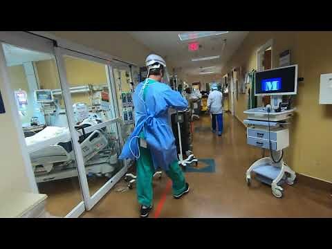 Up Close Inside of a Covid-19 ICU Floor at Memorial Healthcare System