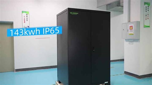 GSL Energy 100KWH 150KWH 200KWH LiFePO4 Lithium Battery Storage System ESS Cabinet 50KW 100KW PCS Hybrid Inverter All in One