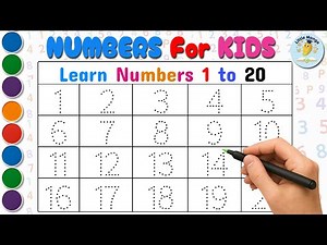 Learn Numbers 1 to 20 | Number Tracing for Kids | Preschool Counting & Writing | Little Mango Kids