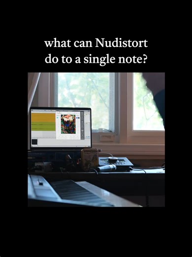 I kept wanting to change the note. But I didn't. #nudistort #musicproducer #distortion #audioplugins #mkgee #dijon