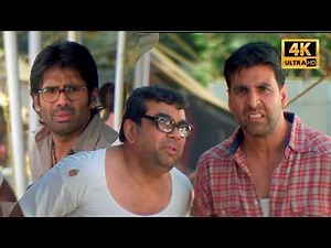 Akshay Kumar, Paresh Rawal, Suniel Shetty & Johnny Lever | Non Stop Comedy Scene 😂| Phir Hera Pheri