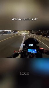 Who’s at fault here? . . - follow for daily crashes @vehiclecrash.exe . . . #car #carcrash #dashcam #explore #reels #explorepage #fyp #reelsinstagram #motorcycle #bike | Vehicle Crash