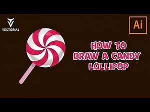 How to Draw a Candy Lollipop in Adobe Illustrator - Step by Step