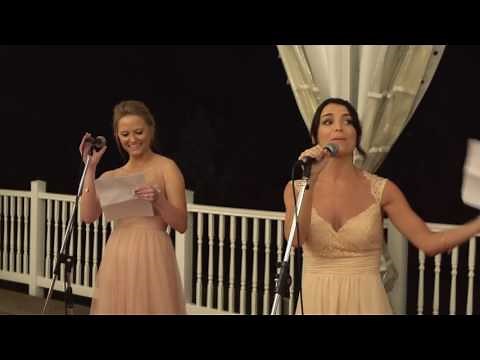EPIC bridesmaids toast! - Carly + Chris' Nashville wedding