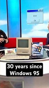30 years since the launch of Microsoft Windows 95 operating system BBC Breakfast ​⁠29th August 2025