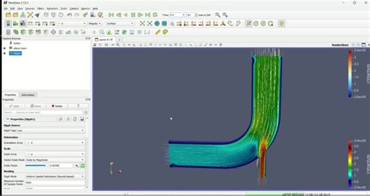 #openfoam #cfd #simulation #fluiddynamics #elbowpipe #pipeflow #turbulence #engineering #pipingdesign #flowanalysis | Ghaluh Duwi Miswanto