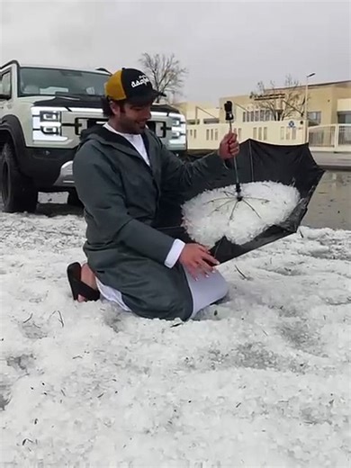 Hail in Ras Al Khaimah
