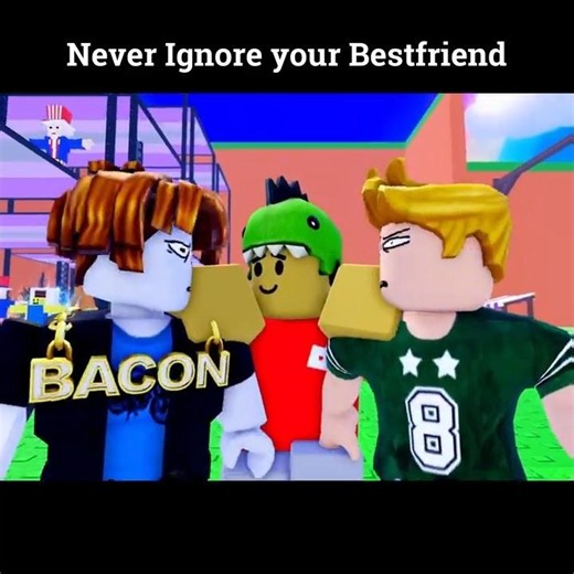 Bacon Ignores his Best Friend in Roblox Escape Tsunami for Brainrots #roblox #bacon #pieeanimation