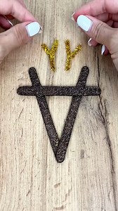 Renna Scintillante Tutorial: Abbassalingua e Glitter per un Natale Magico 😍 #fblifestyle | Arredare