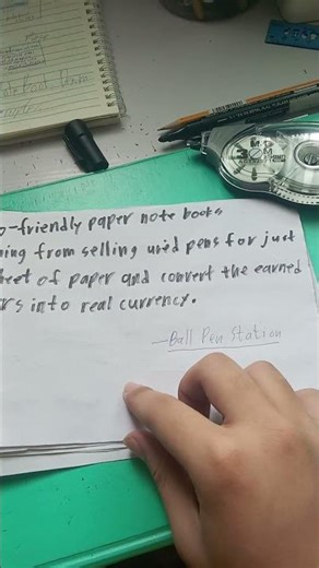 Making my own paper notebooks