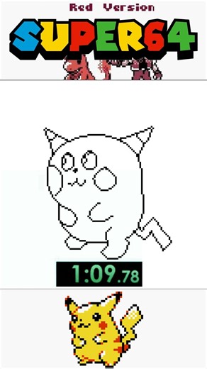 Pikachu Speed Drawing #pikachu #pokemon #speedpaint #aseprite #pixelart