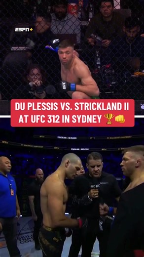 #DricusDuPlessis will defend his middleweight title against #SeanStrickland at #UFC312 in #Sydney, Australia, Jon Anik announced during the #UFC310 broadcast. #UFC #MMA #combatsports #champion