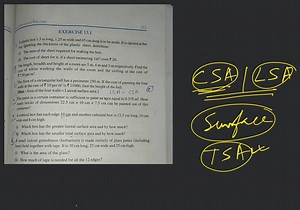 b. Aplastic box 1.5 \mathrm{m} long, 1.25 \mathrm{m} wide and 6... | Filo