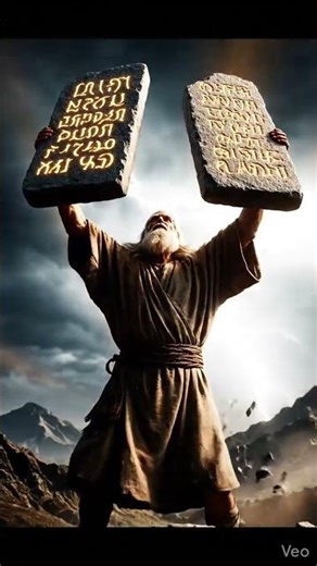 Ten commandments in first commandments AI animated shorts bible words god words bible verses