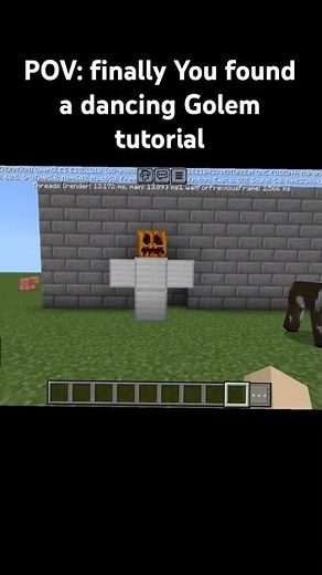 Redstone tutorial Dancing golem