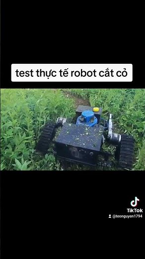 HOMEMADE RC LAWN MOWER-ROBOT LAWN MOWER