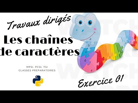 Exercice 01 - Les chaînes de caractères en Python