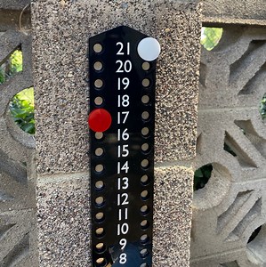 Corn Hole Score Board, Personalized, Acrylic, SIZE 18” - Etsy