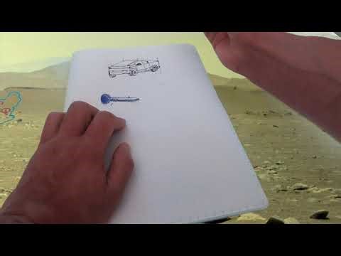 Drawing Tesla Cybertruck | Slow Ball Pen Drawing | Join Me Drawing Real-Time Car ⚡✍️