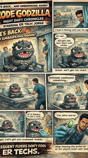 My First Comic,Code Godzilla ,starting me Jorge. #shortvideo #godzilla #comics #fyp