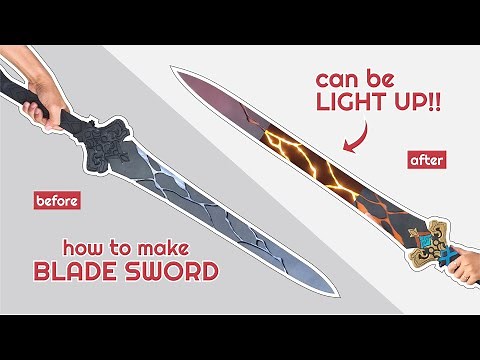 Making BLADE SWORD from HONKAI STAR RAIL that LIGHT UP!!