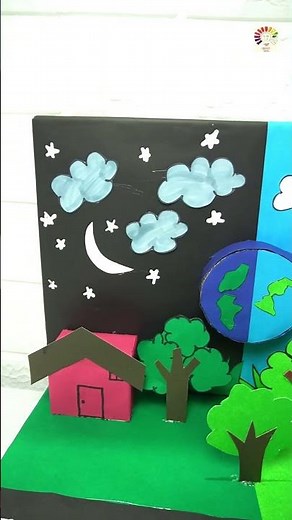 EASY Day and Night Working Model for School Project | DIY Science Exhibition | How to Make