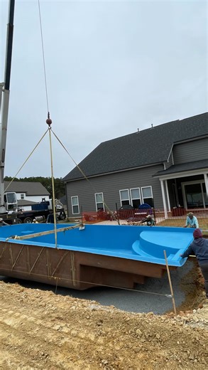 It’s going to go right there! The installation of the Great Lakes pool model. 🩵💙💦 . . . . . . . . . . . . #poolsofinstagram #poolsofcharlotte #fiberglasspools #backyardpool #poolinstallation #poolconstruction | Poolscapes Of Charlotte
