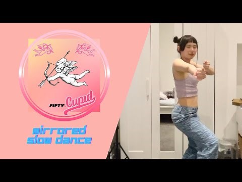[Mirrored Slowed Dance] 5050 fifty fifty | 'Cupid' Dance Tutorial