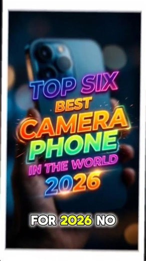 Top 6 Best Camera Phones in the World (2026) 📸 #shorts