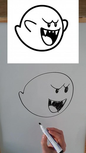 How to Draw Mario Using the Word 'Bo' - TikTok Tutorial