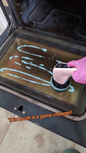 Amazon finds! This electronic scrub brush is absolutely arm saving when it comes to cleaning! #amazonfinds #musthave #electricspinscrubber #bossbabesociety #bossbabeenergy #armsaver #womenownedbusiness #buildinganempire #ovencleaning #notaskistoobigortoosmall