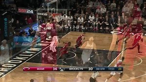 Dion Waiters kept the 🔥 streak going, scoring a team-high 24 Pts against Nets -- scored 14 in 4Q -- leading the Miami Heat to a 109-106 win! | NBA TV