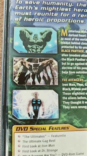 Marvel Animation Ultimate Avengers 2 DVD was great #mcu #marvel #avengers #dvd #2000s