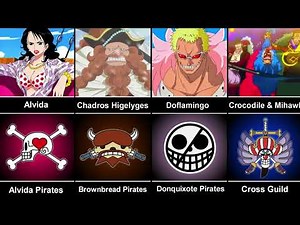 Pirate Crews and Their Captains in One Piece | Complete List