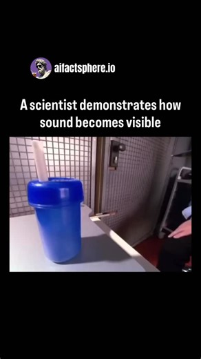 aifactsphere.io on Instagram: "A scientist demonstrates how sound becomes visible by using specialized tools that convert vibrations into striking visual patterns. When sound waves travel through the air, they create tiny pressure fluctuations that are normally invisible to the human eye. By using devices like Chladni plates, oscilloscopes, high-speed cameras, or Schlieren imaging systems, the scientist captures these vibrations and transforms them into shapes, ripples, and wave patterns that re
