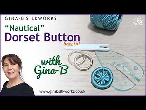 Nautical Dorset Button how to! Easy, sweet little Dorset button / Making ring buttons