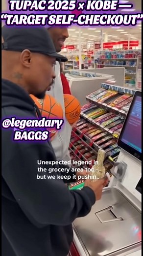 TUPAC 2025 × KOBE — “TARGET SELF-CHECKOUT”When the machine realizes who’s really scanned into life again. #Tupac2025 #KobeBryant #TargetLegends #SelfCheckoutBars #BackFromSilence #MakaveliMovesDifferent #MambaHumor #LegendaryBaggsCinema ☥ #LeakedFootageEnergy | Legendary Baggs