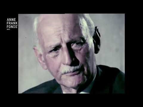 Otto Frank talks about Annes diary – Anne Frank Fonds