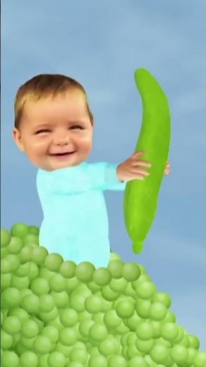 ‪@BabyJakeofficial‬ - Pea Surfing! 🟢 | #shorts | TV Shows for Kids | Yacki Yacki Yoggi