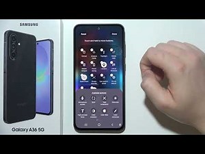 Samsung A36 5G: How to Manage Quick Settings Icons