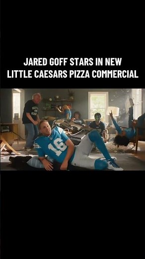 Lions QB Jared Goff stars in new Little Caesars commercial touting Detroit style pizza