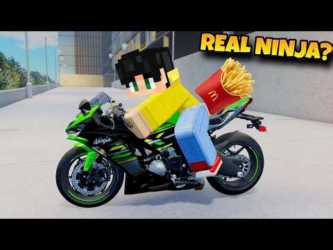 PINANG DELIVERY ANG BIG BIKE NINJA ng MCDONALDS sa Roblox