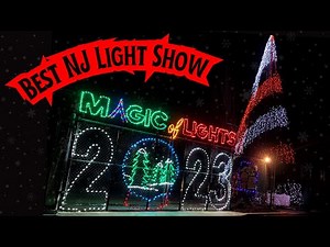 NJ's Top Christmas Lights Show 🎄Magic of Lights Drive-Thru with Music!