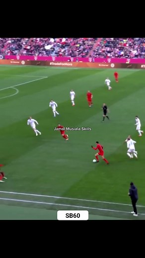 Jamal Musiala Skills 💀🔥 Follow for more⚽ #euro #messi #mbappe #ronaldo #portugal #realmadrid #barcelona #neymar #brazil | Football SB60