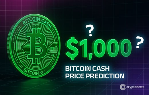 Bitcoin Cash Price Prediction: BCH Hits $600 for First Time in 2025 – $1,000 is the Next Target