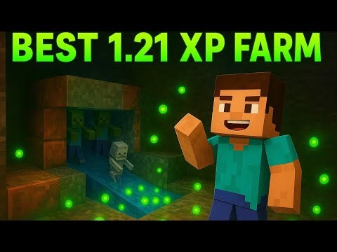 Best xp farm for minecraft 1.21💯💯💯💯works by AFK tempoo
